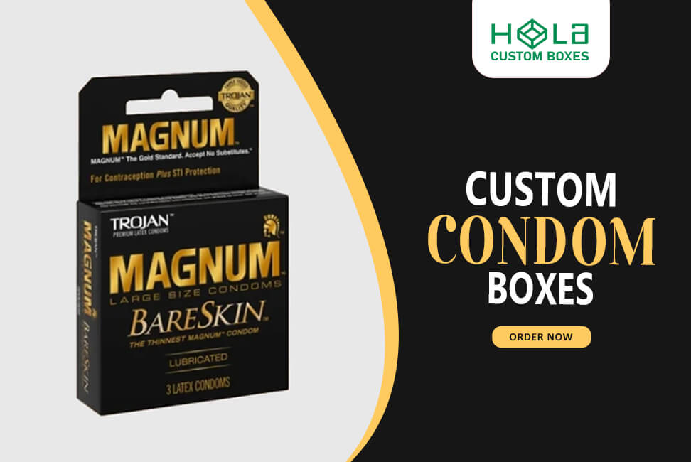 custom condom packaging boxes with logo